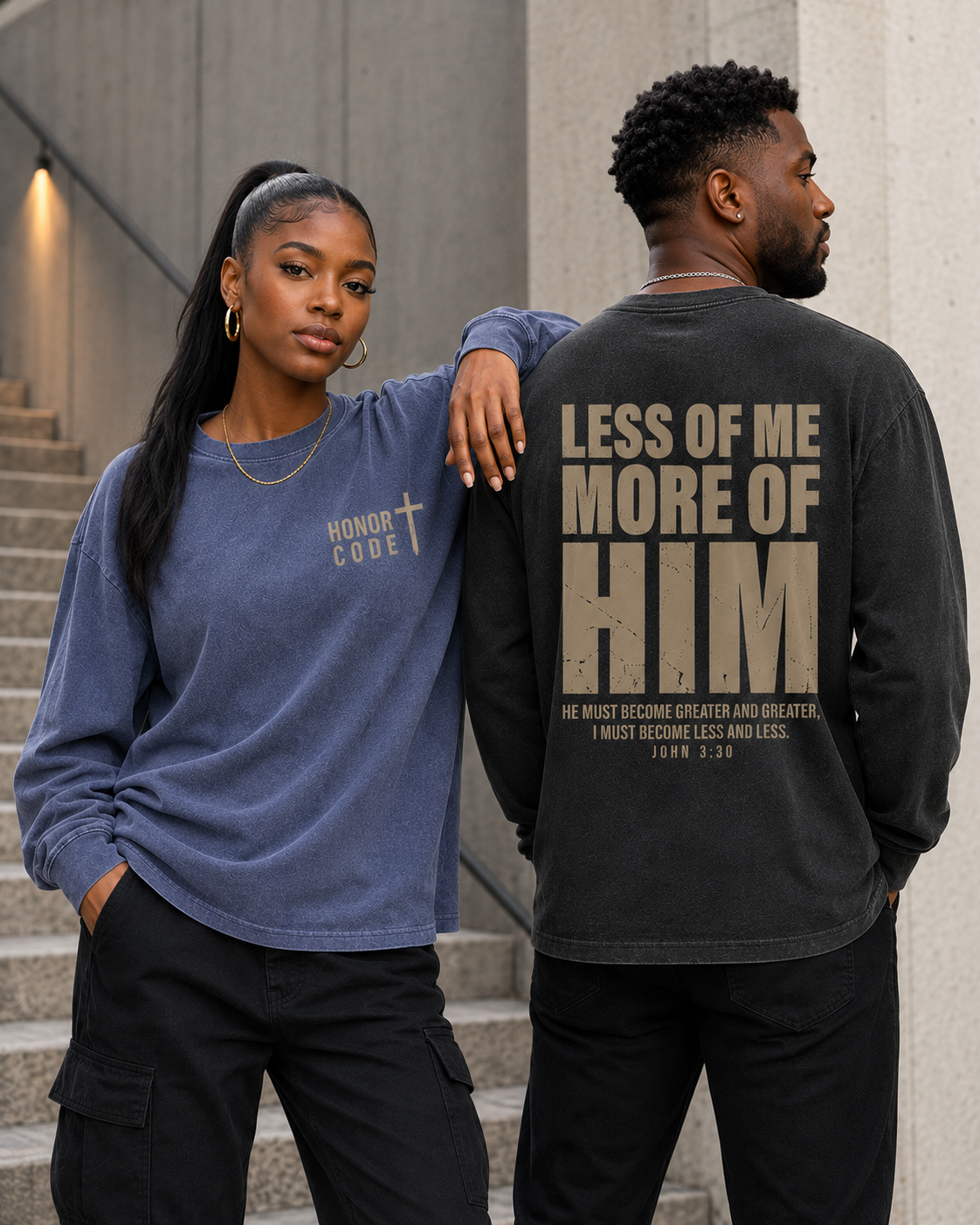 Premium Oversized "Less of Me" Tee