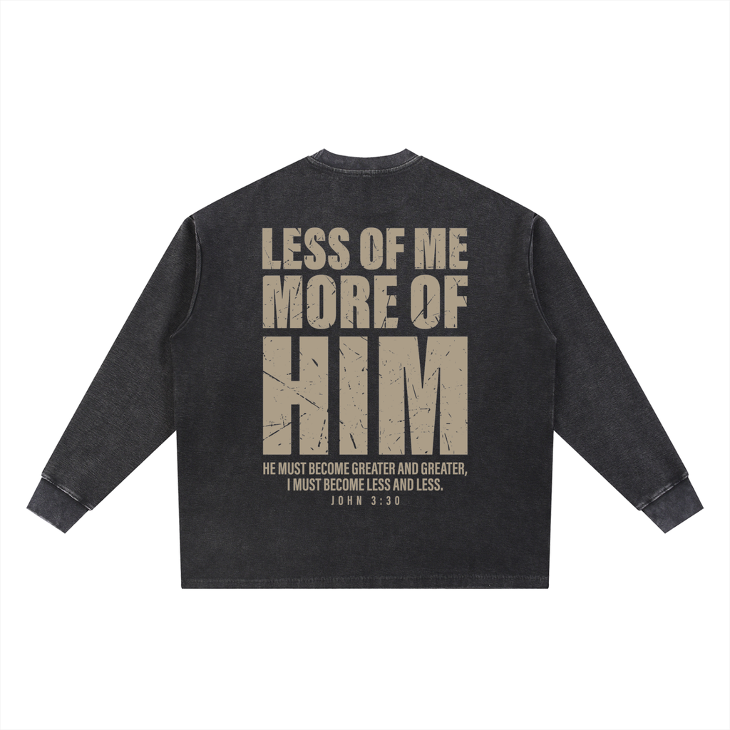 Premium Oversized "Less of Me" Tee