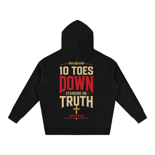 10 TOES DOWN Oversize Hoodie - *LIMITED TIME ONLY*